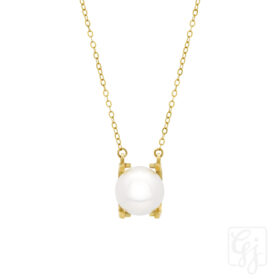 18K Yellow Gold JCP Necklace