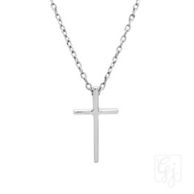 Sterling Silver Cross With Silver Chain