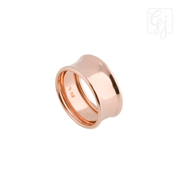 9K Rose Gold Dress Ring
