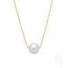 Rose Gold Stainless Steel Fresh Water Pearl Necklace