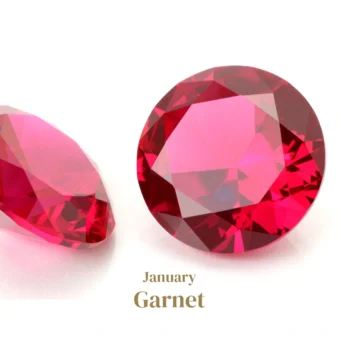 Gillians Jewellery - Birth Stones- 01-Garnet January