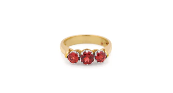Gillian's Jewellery Mother's Ring - Garnet