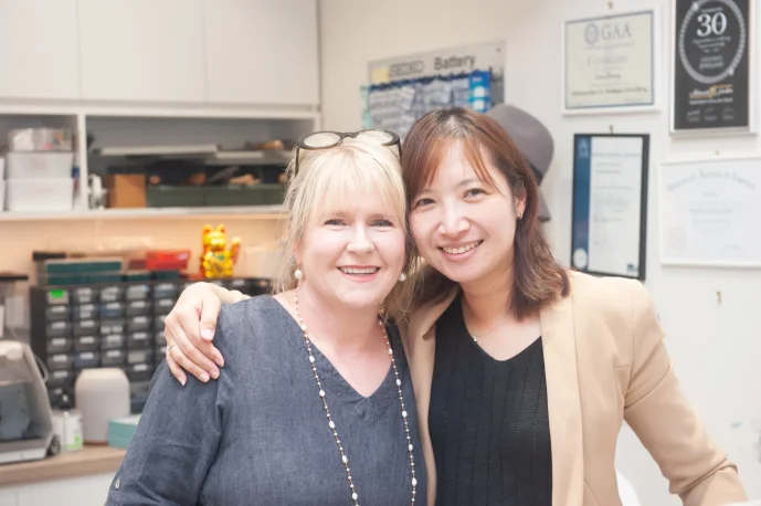 Gillian's Jewellery - Friendly Owner, San Cheng, and long time staff Dee